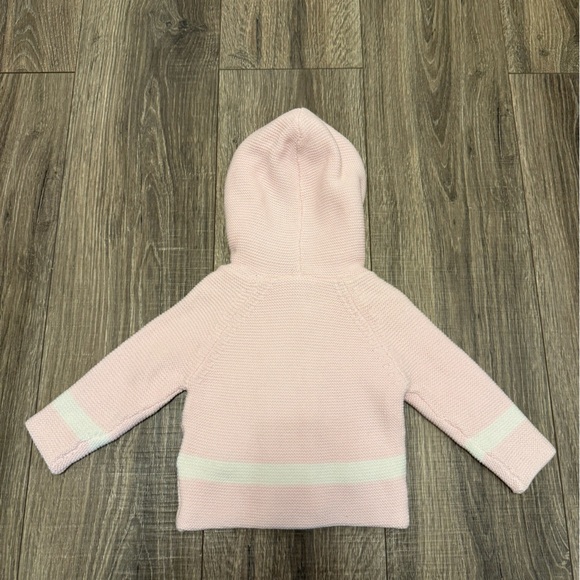 Rock-A-Bye Baby Boutique Pink Now Cardigan Cotton Knit, Size 3-6 Months - Picture 4 of 4